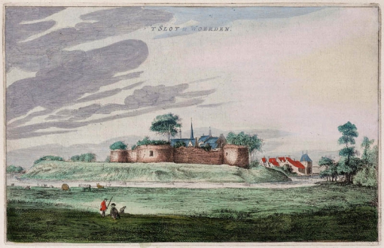 Slot Woerden 1649 Blaeu